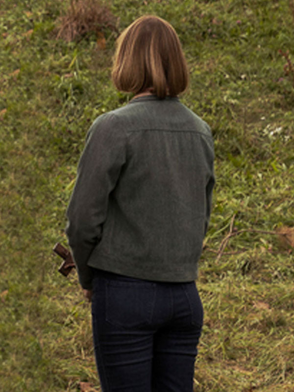 Susan Norton Movie Salem’s Lot 2024 Makenzie Leigh Green Cotton Jacket