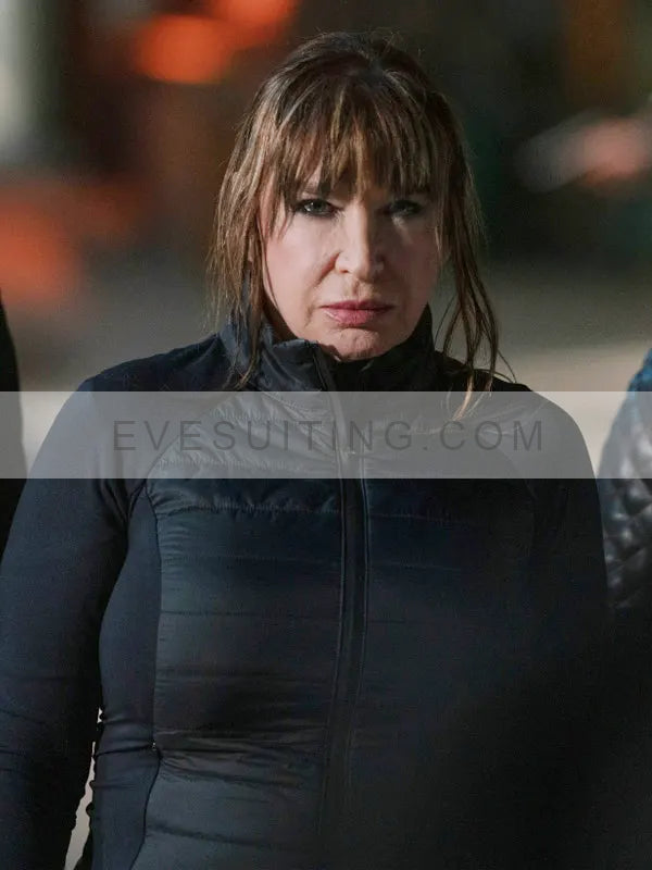 Cynthia Rothrock Movie Lady Scorpions 2024 Alena Moore Black Quilted Jacket