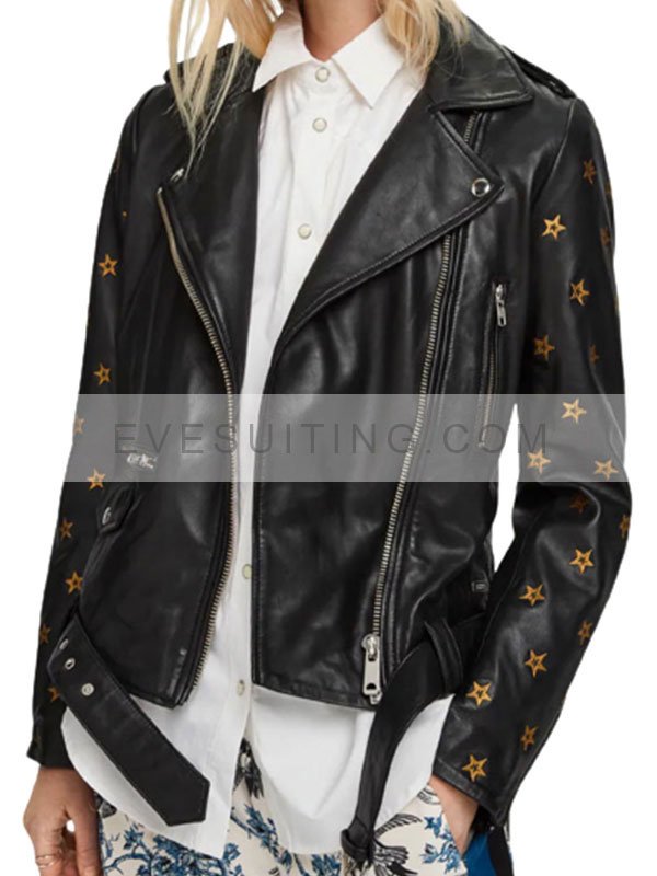 Batwoman Nicole Kang Stars Black Leather Jacket