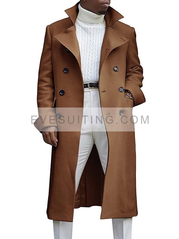 Men's Brown Trench Coat