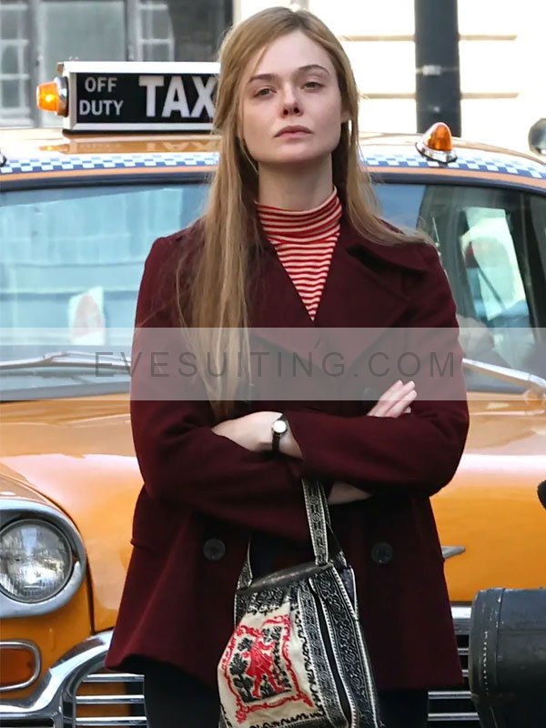 A Complete Unknow Movie Maroon Coat Sale