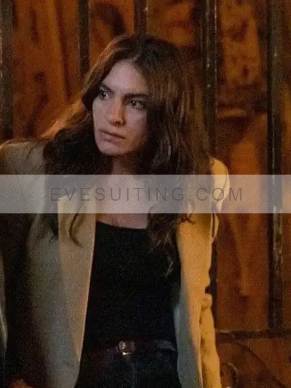 Adilah El Idrissi TV Series The Veil 2024 Yumna Marwan Beige Blazer