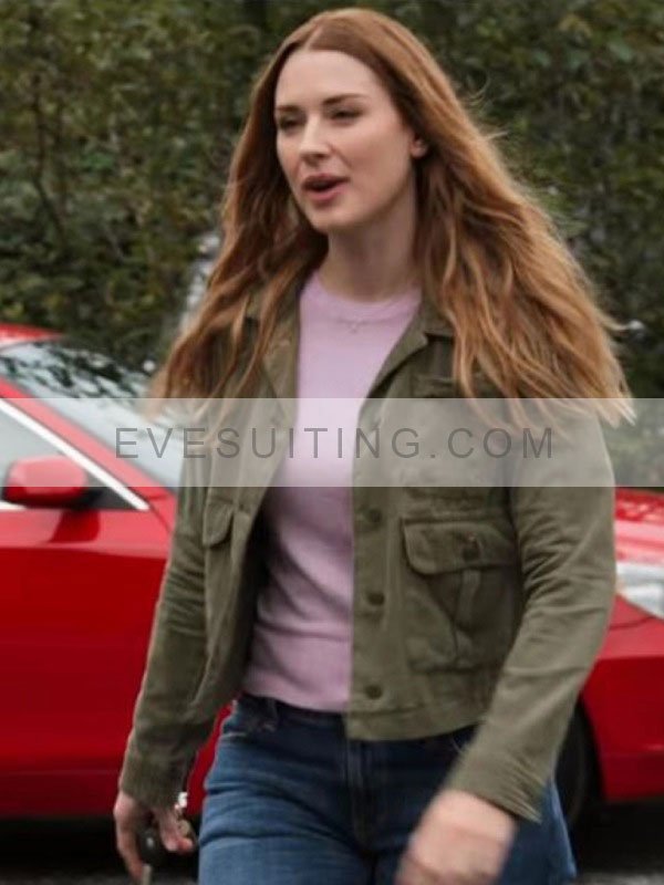 Alexandra Breckenridge Green Cotton Jacket