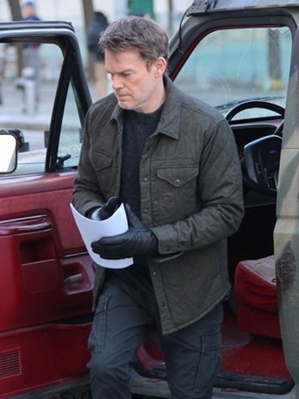 American Actor Dexter Morgan Dexter Resurrection Grey Jacket