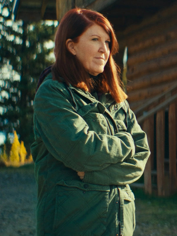 Amy Movie Bolt From the Blue 2024 Kate Flannery Green Cotton Jacket