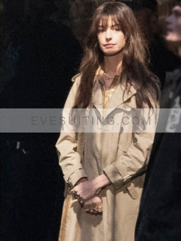 Anne Hathaway The Idea of You 2024 Solène Trench Coat