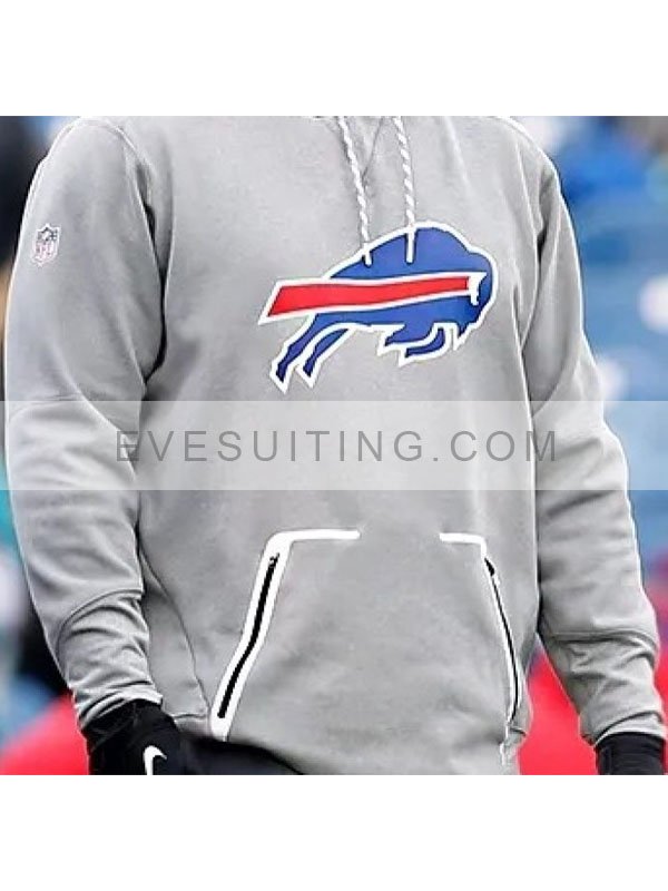 Anthony Lynn American Football Coach Grey Hoodie
