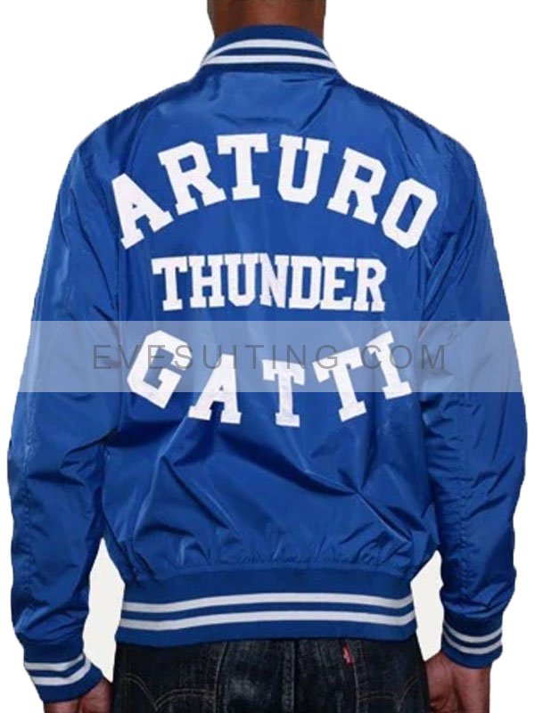 Arturo Thunder Gatti Blue Bomber Jacket