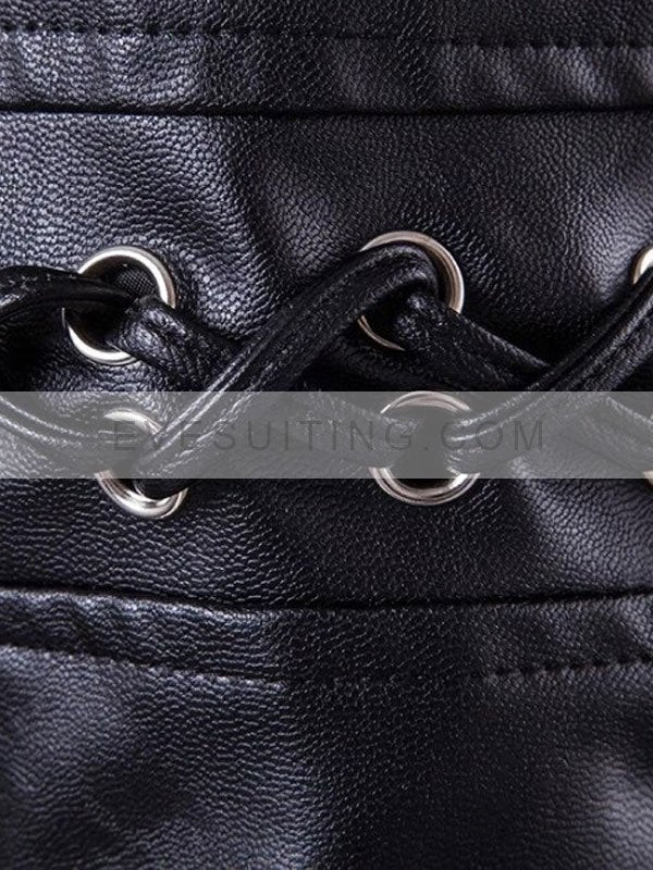 Biker Cafe Racer Leather Jacket For Men