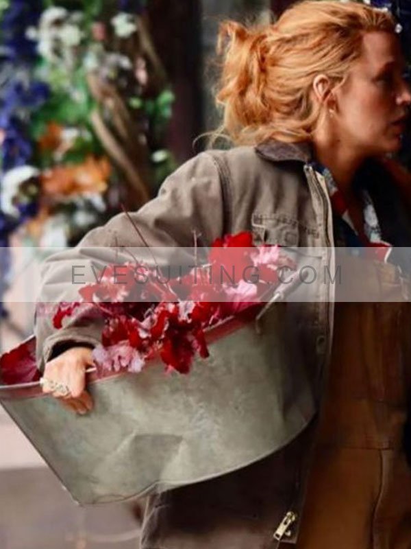 Blake Lively Grey Jacket