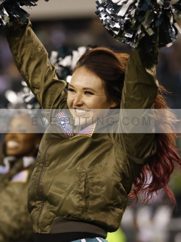 Brown Top Gun Bomber Jacket
