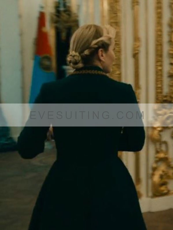 Chancellor Elena Vernham Blue Cotton Coat