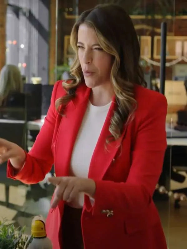 Christina Martino Christmas in the Spotlight 2024 Paula Brancati Red Blazer