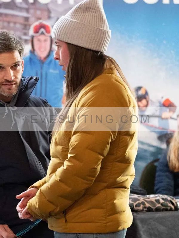 Cleo Brown Weak Layers 2024 Katie Burrell Yellow Puffer Jacket