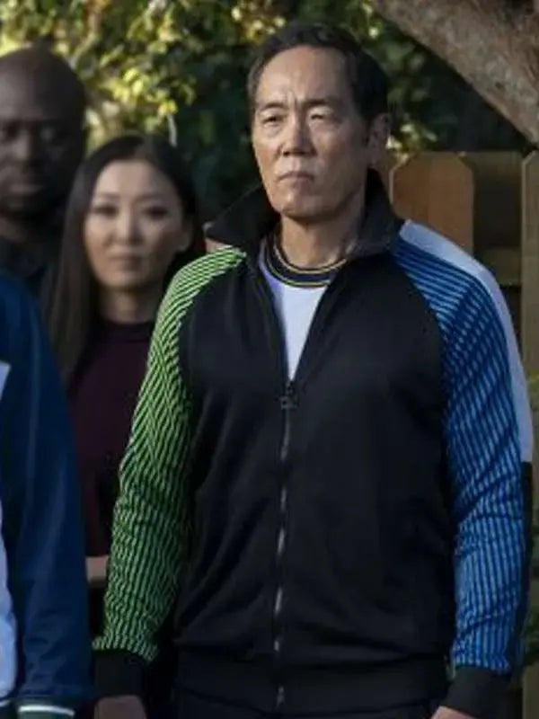 Cobra Kai S05 Yuji Okumoto Black Jacket