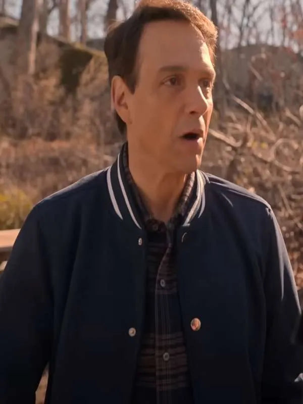 Cobra Kai S06 Ralph Macchio Blue Varsity Jacket