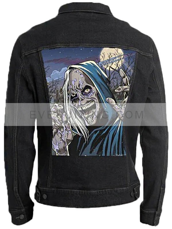 Creepshow Halloween Denim Black Jacket