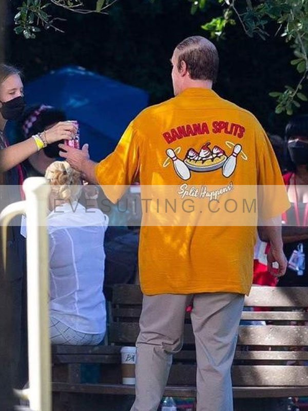 David Harbour We Have A Ghost 2023 Yellow Banana Split Shirt