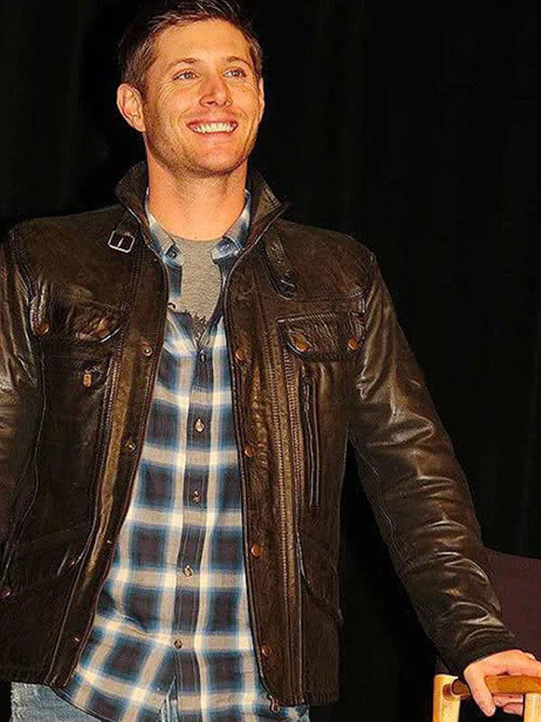 Dean Winchester Brown Real Leather Jacket