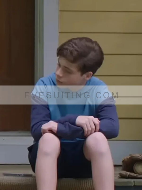 Eli Golden 13 The Musical 2022 Evan Goldman Blue Fleece Hoodie