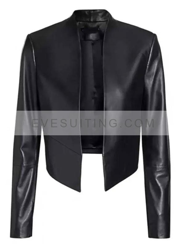 Emily Cooper Emily In Paris Black Leather Jacket