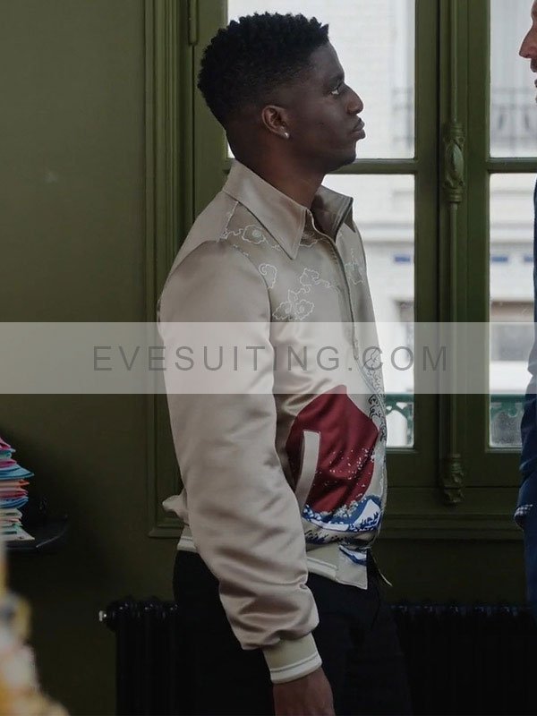 Emily In Paris Julien Pastel S03 Printed Jacket