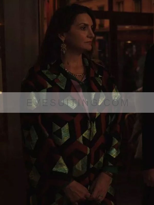 Emily In Paris S03 Geometric Coat