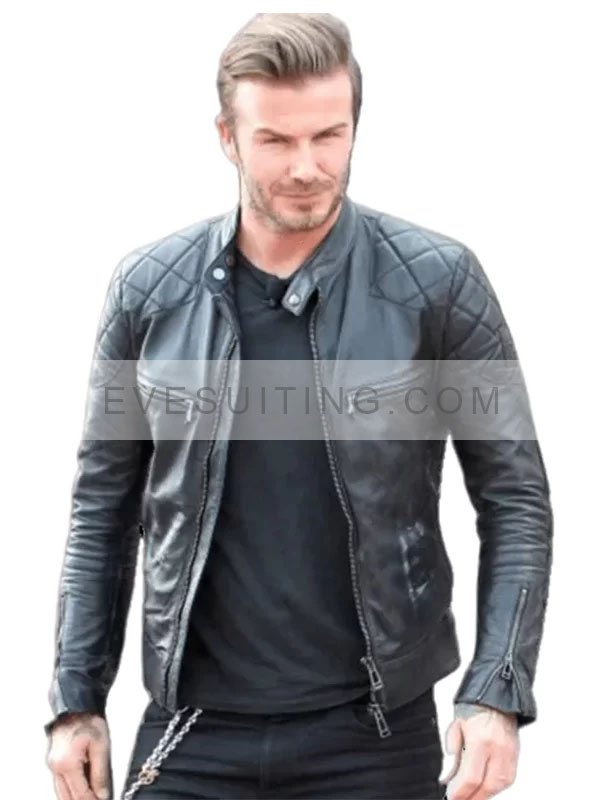 Football Player Biker Leather Jacket