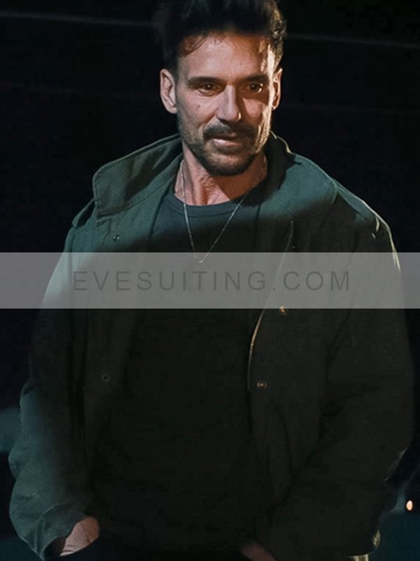 Frank Grillo Green Cotton Jacket