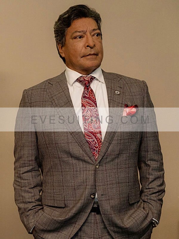 Gil Birmingham Yellowstone Season 5 Plaid Blazer