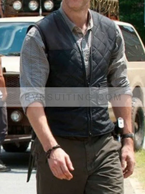 Governor David Morrissey Quilted Vest