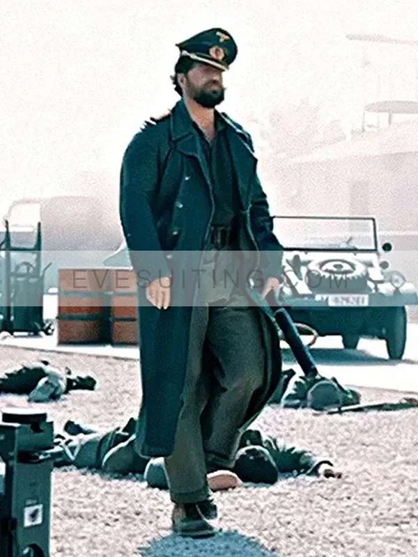 Henry Cavill Black Leather Coat