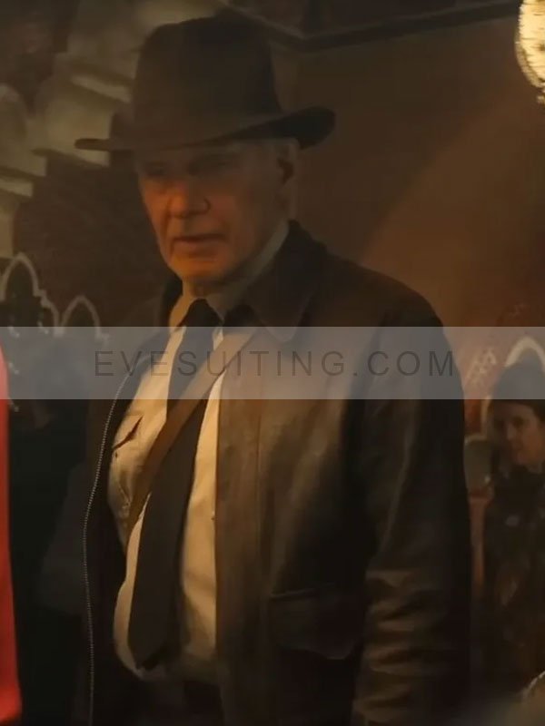 Indiana Jones And The Dial Of Destiny Harrison Ford Brown Jacket