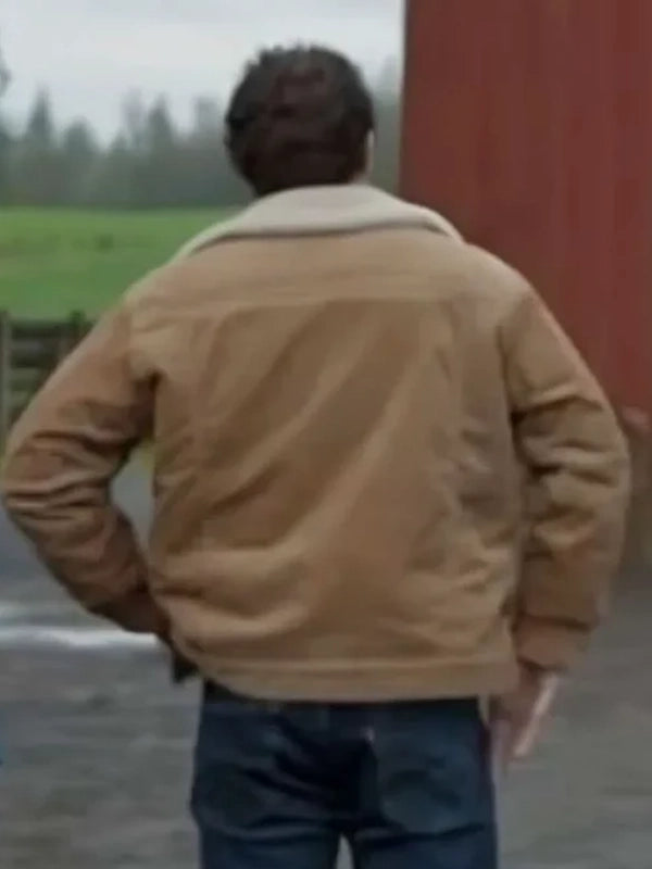 Jake Foy Brown Sherpa Cotton Jacket