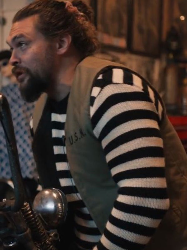 Jason Momoa USN Brown Vest
