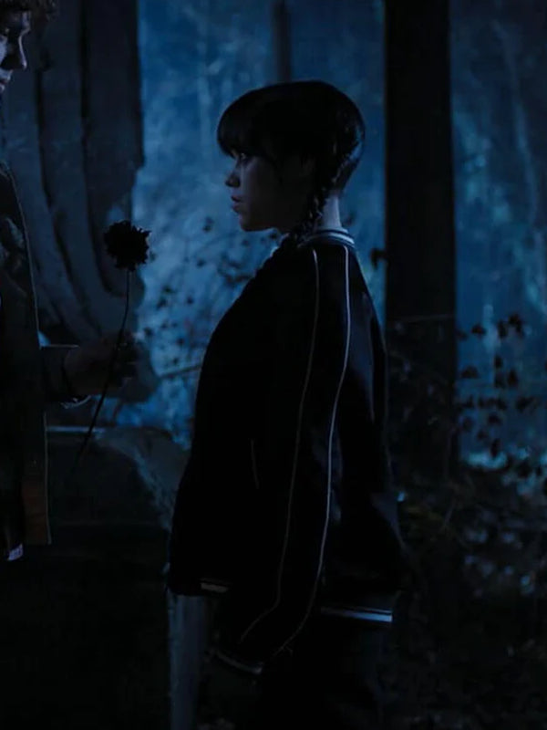 Jenna Ortega Black Jacket