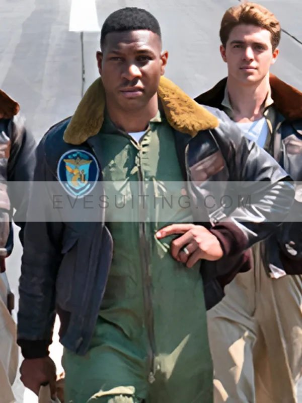 Jonathan Majors Devotion 2022 Jesse Leather Jacket