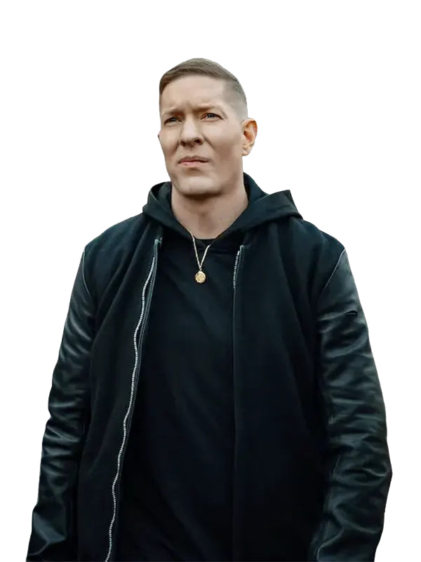 Joseph Sikora Power Book IV Tommy Egan Black Wool Bomber Jacket