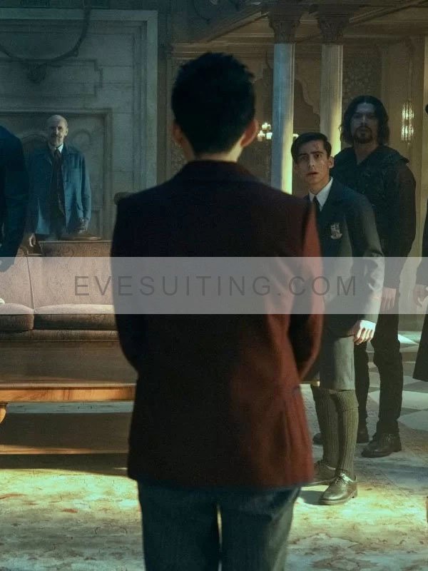 Justin The Umbrella Academy S03 Ben Hargreeves Uniform Blazer