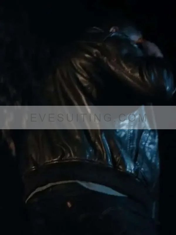 Lights Out 2024 Leather Bomber Jacket