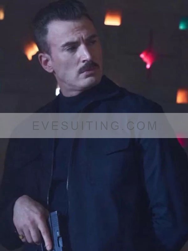 Lloyd Hansen The Gray Man 2022 Black Jacket