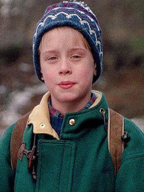 Home Alone Macaulay Culkin Green Duffle Coat