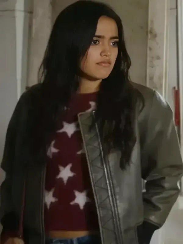 Maia Reficco Brown Bomber Jacket