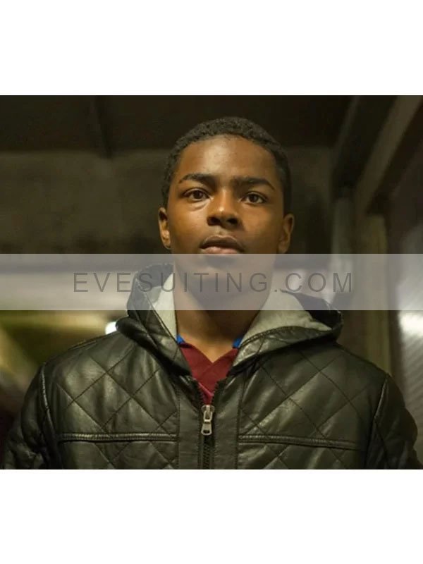 Malcolm Kamulete Top Boy S04 Ra'Nell Black Jacket