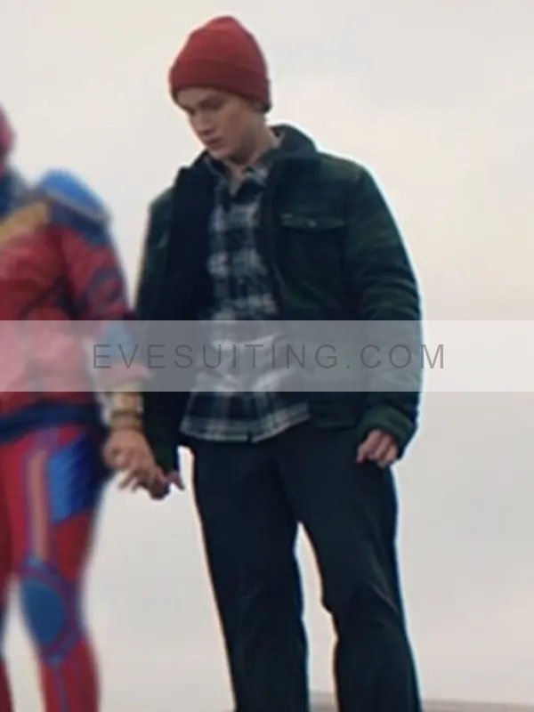 Matt Lintz Tv Series Ms. Marvel Bruno Carrelli Green Plaid Jacket