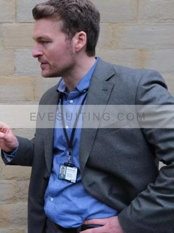 Matt Stokoe TV Series After the Flood 2024 Pat Grey Blazer