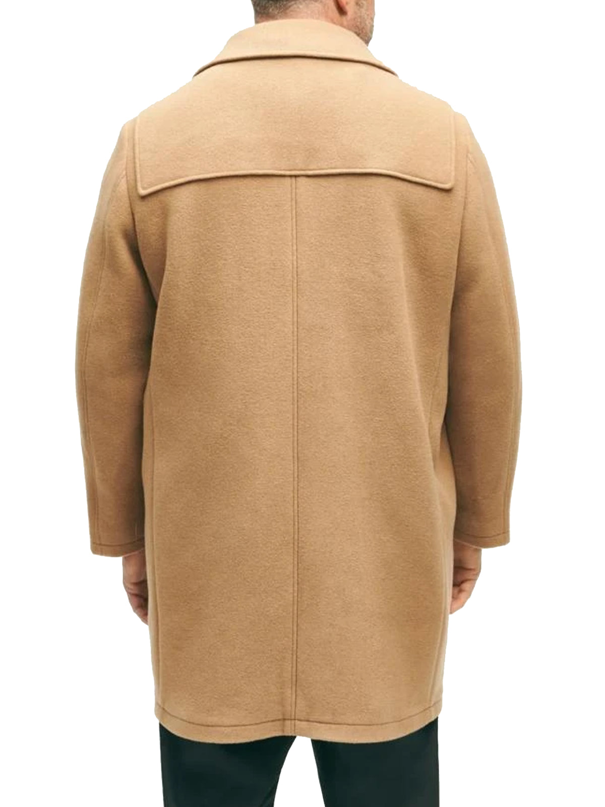 Men's Beige Tall Classic Duffle Coat