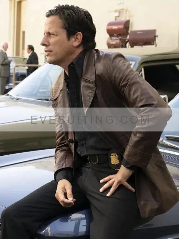 Moran The Offer Brown Leather Blazer