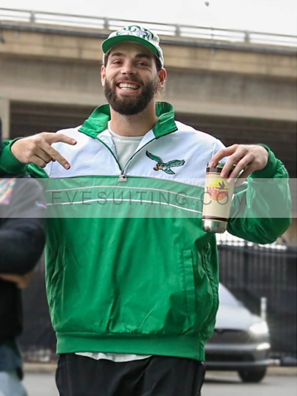 NFL Starter Philadelphia Eagles Kelly Half Zip Jacket