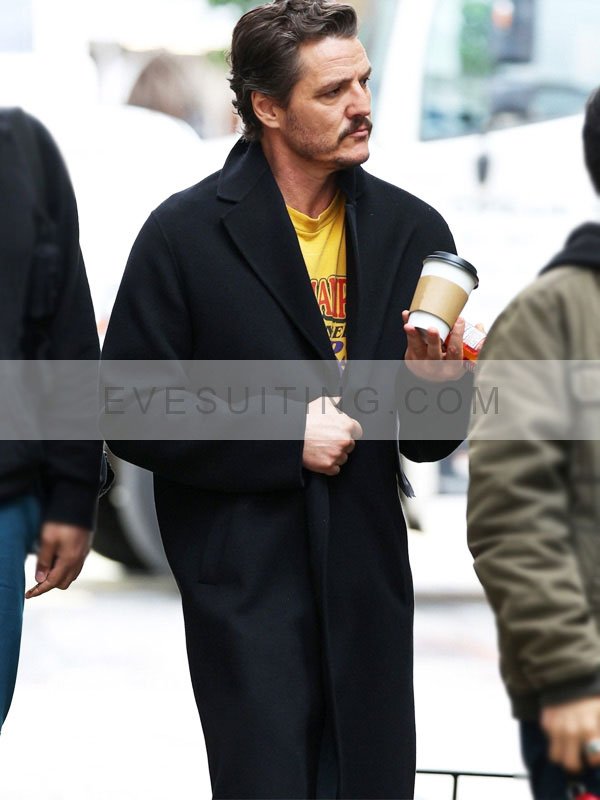Pedro Pascal Materialists Black Coat
